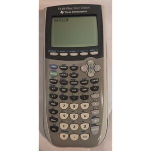 TI-84 Plus Silver Edition Graphing Calculator Tested Works